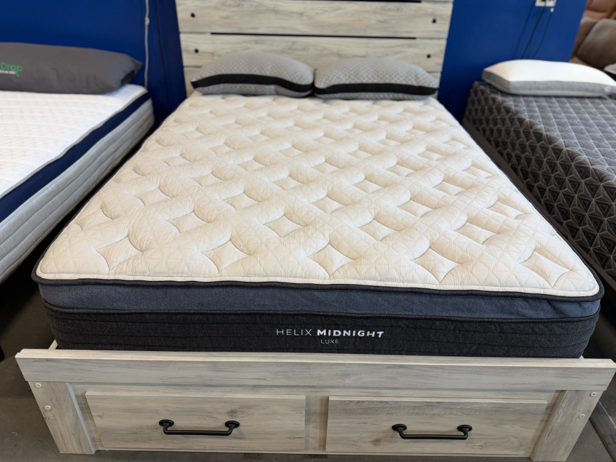 Helix mattress available at BoxDrop North Idaho